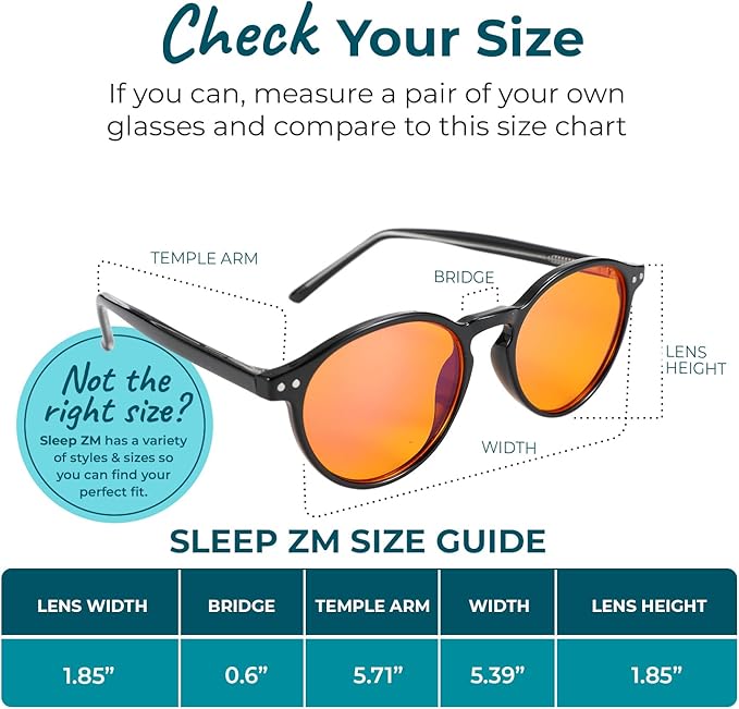 100% Blue Light Blocking Glasses - Women + Men - Better Sleep - Anti Eye Strain Protection - Computer Screens Gaming