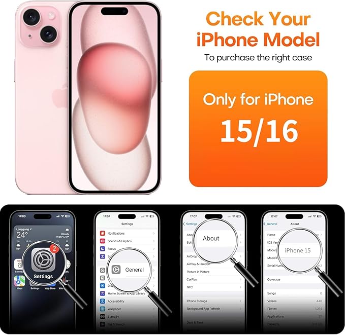 ImpactStrong Shatterproof Tempered Glass Screen Protector for iPhone 15 / iPhone 16 [Easy Installation Frame] [Bubble Free] [9H Hardness] [Full Coverage] Case Friendly, 6.1 Inch - (3-Pack)