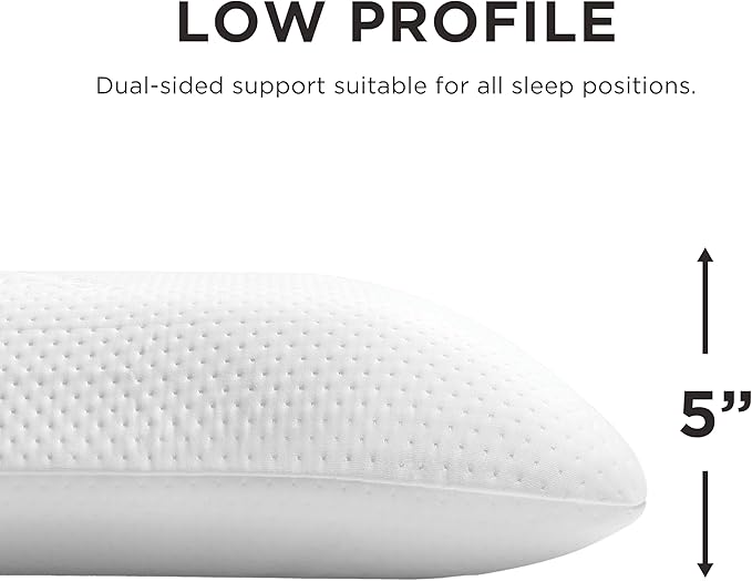 Tempur-Pedic Memory Foam Symphony Pillow Luxury Soft Feel, Standard, White