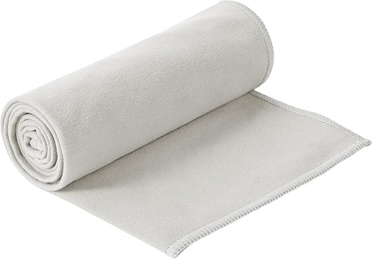 S&T INC. Gym Travel Towel, 1 Pack, Cooling Towels for Camping, Yoga, Home and Gym Bag, 1 Storage Bag Included, 12 Inch x 40 Inch, Microfiber, Grey