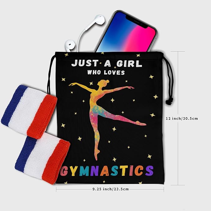 Gymnastics Grip Bag for Gymnasts Gymnastic Drawstring Bag Gym Athlete Bag