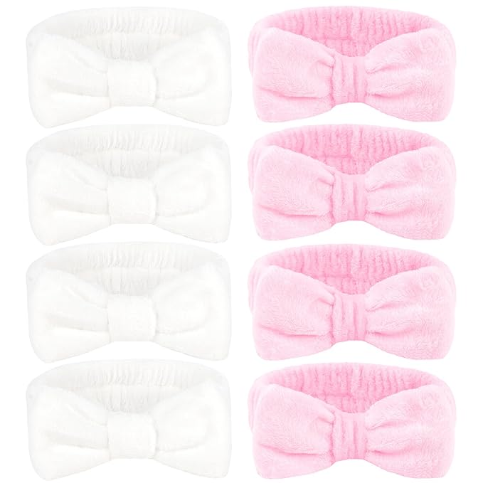 Ondder Skincare Headband for Washing Face Spa Makeup Face Wash Headband Skin Care Headbands Terry Cloth Head Band Bachelorette Party Favors Spa Party Hair Accessories Bachelorette Gifts for Bride