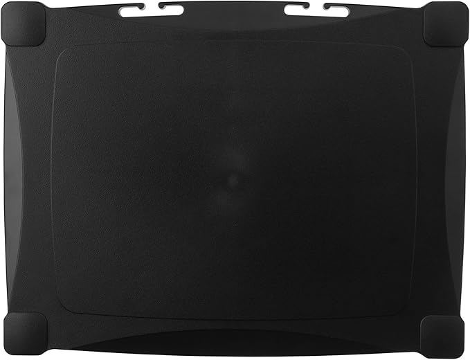 Kantek Monitor Stand With Drawer, 17" X 13.25" X 3" To 6.5", Black, Supports 50 Lbs