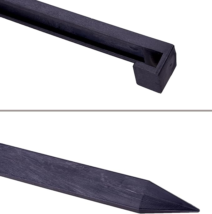 Landscape Edging Spikes, 30 Pcs 10 Inch Garden Spikes Anchoring Spikes for Paver Edging, Weed Barriers, Turf, Tent, Weed Barrier, Timber, Carpentry, Tent etc. (30, Black)