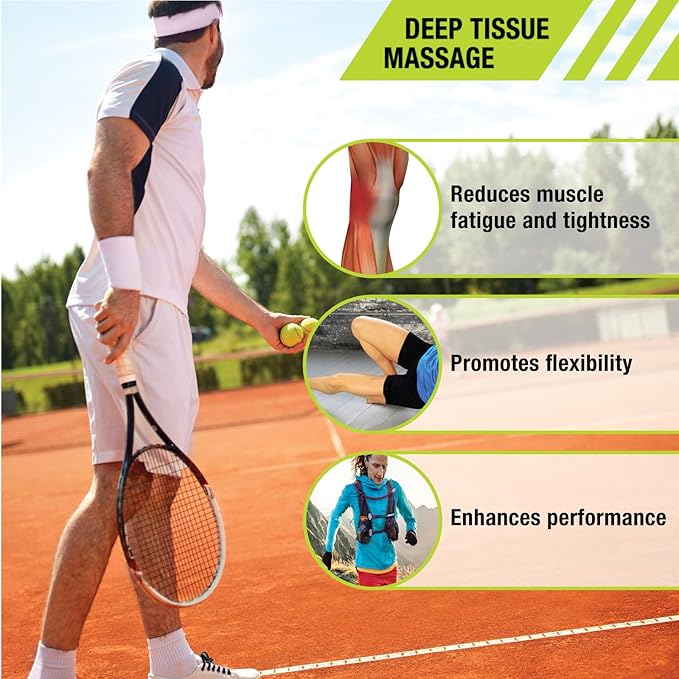 Pro-Tec Athletics Orb Massage Balls, Vary in Size and Color, Deep Tissue Massage, Muscle Relief, Promotes Flexibility, Hamstring, Quadriceps, Calf, Multi-Directional Massage Ball, Working Out