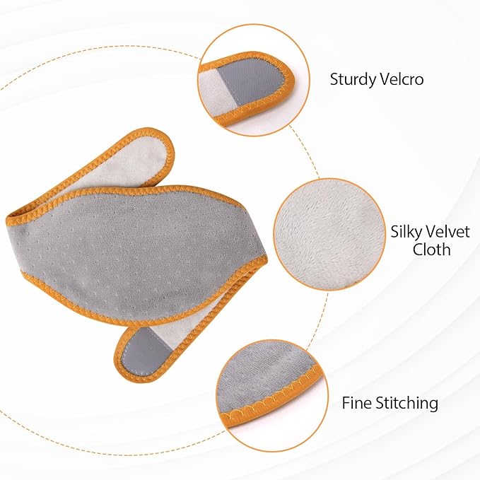 USB Neck Heating Pad for Car Travel Heated Neck Wraps Pain Relief Warm Hot Compress Electric Neck Heat Pad for Soreness Stiffness Cervical Spondylosis Adjustable Temperature Auto Shut Off