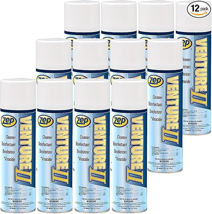 Zep Venture II Disinfectant Spray - 20 oz (Case of 12) 601 - EPA Approved Virucidal