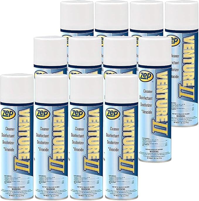 Zep Venture II Disinfectant Spray - 20 oz (Case of 12) 601 - EPA Approved Virucidal