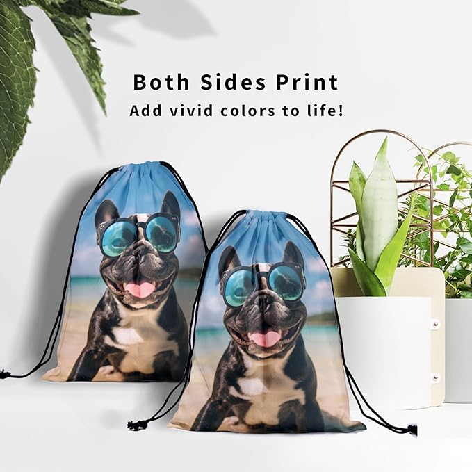 Nerxy Pet Gymnastics Grip Bag Dog Cat Drawstring Grip Bags Puppy Shoe Bag Gym Storage Pouch