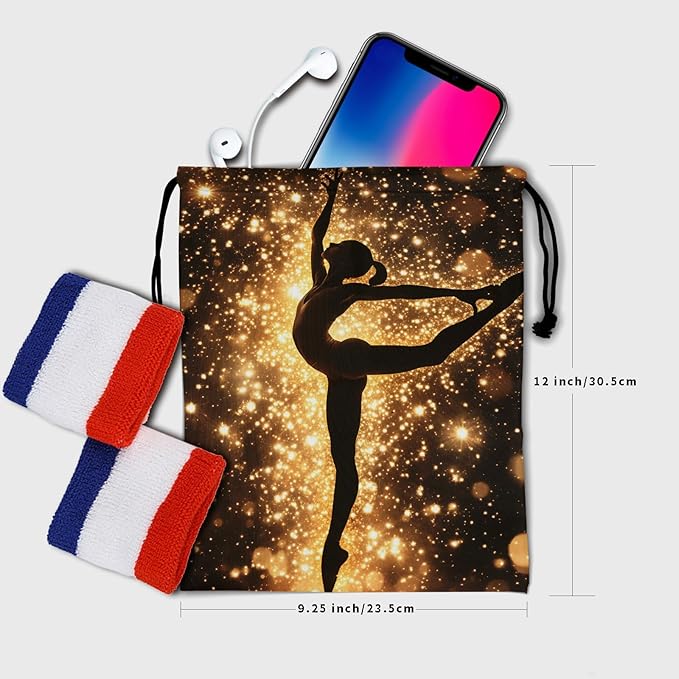 Nerxy Pet Gymnastics Grip Bag Dog Cat Drawstring Grip Bags Puppy Shoe Bag Gym Storage Pouch