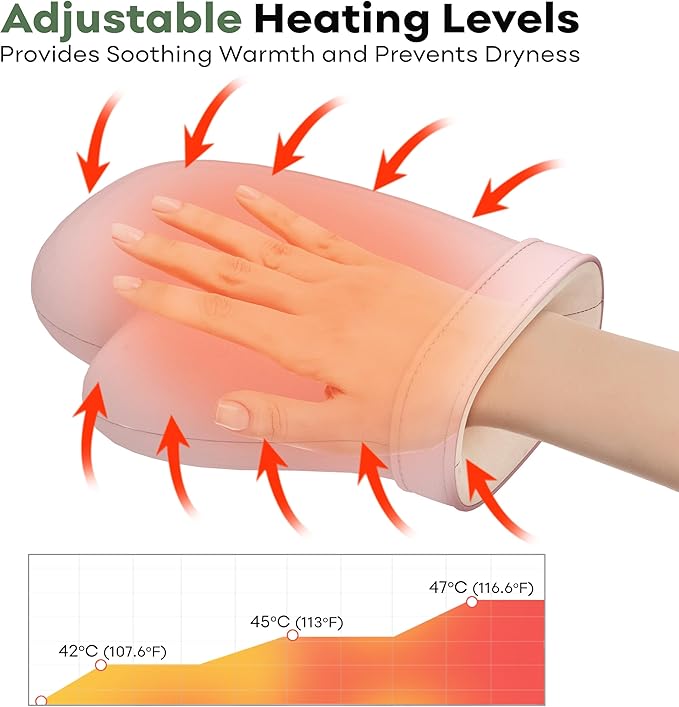 Hand Massager with Heat & Compression - Relieves Hand Fatigue & Soreness - Wrists & Fingers Massager for Stress & Pain Relief - Cordless Hand Massager for Arthritis & Carpal Tunnel - Ideal Gift