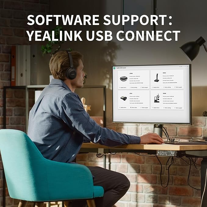 Yealink UH37 Professional USB Headset with Microphone for PC Laptop Noise Cancelling & Volume Control VoIP Skype Online Conference(USB-A)