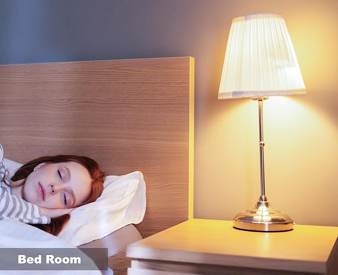 Vgogfly LED Bulb 3W 25 Watt Equivalent Light Bulbs Night Stand Table Lamp Warm White 2700K LED Energy Saving E26 Medium Screw Base for Home Light 4 Pack