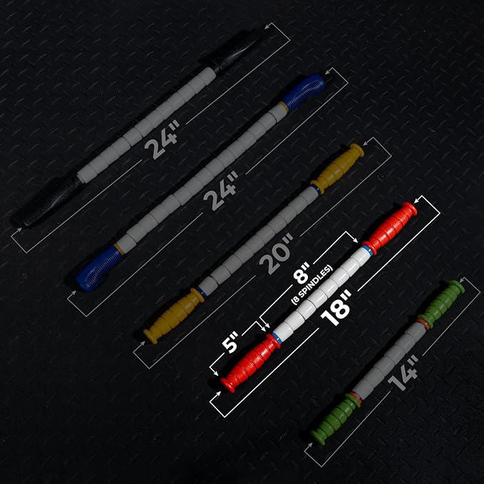 The Original Massage Stick - Self Myofasical Release Muscle Roller Stick - 18" Travel Stick