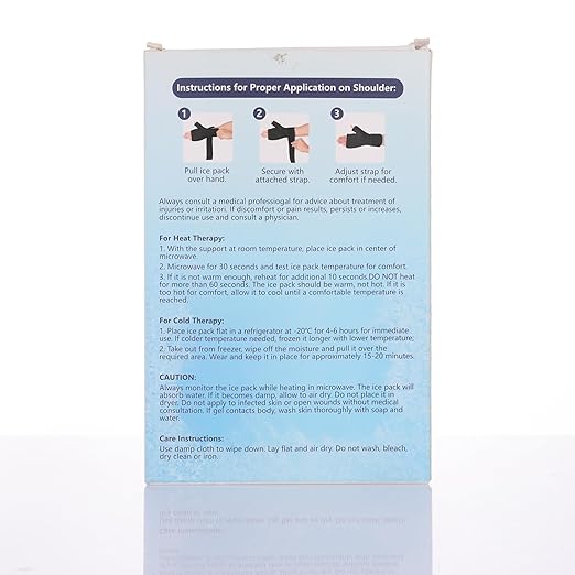 Wearable Thumb Wrist Ice Pack-Hot Cold Therapy Hand Finger Ice Pack, Reusable Adjustable Strap for Injuries,Carpal Tunnel,Arthritis, Swelling & Bruises, Tendonitis