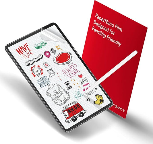 bersem 2 Pack New Paperfeel Screen Protector for iPad Air 13 Inch M3 2025 / M2 2024 & iPad Pro 13 Inch M5 2025 / M4 2024, Matte PET Film for Writing, Anti-Glare, Easy Installation, Case Friendly