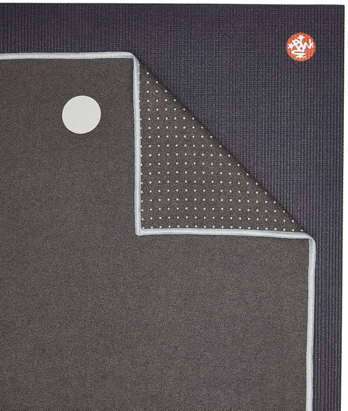 Manduka Yogitoes Hot Yoga Mat Towel - 71" | Moisture Activated Grip | Patented Silicone Nubs | Highly Absorbent, Durable & Easy Care | Made from Recycled Materials | 71 x 24 Inches