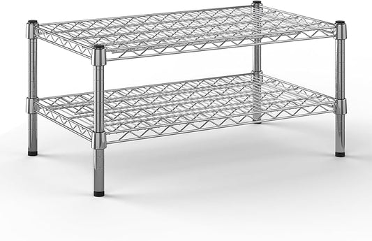 18" Deep x 30" Wide x 14" Height Wire Shelving Kit | 2-Tier | NSF Commercial Storage Rack Unit