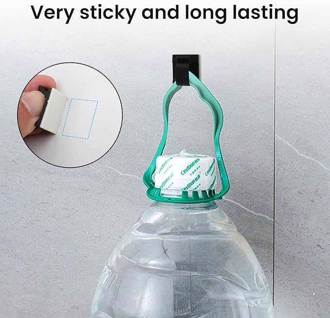 100 PCS Adhesive Cable Clips Black (50 Small & 50 Large), Cable Management Under Desk, Cable Wall Clip, Wire Clips for Cords of Car Dash Cam, HDMI, Extension Cord, TV PC Phone USB Ethernet Coax