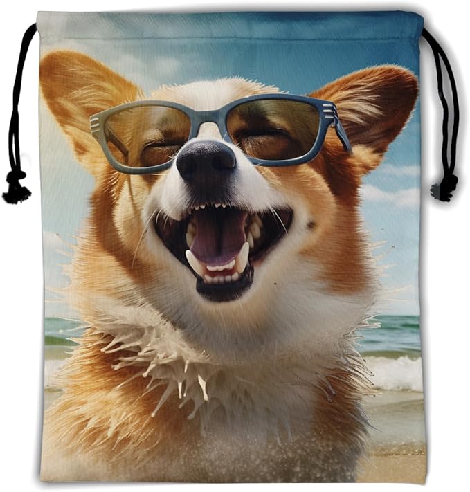 Nerxy Pet Gymnastics Grip Bag Dog Cat Drawstring Grip Bags Puppy Shoe Bag Gym Storage Pouch