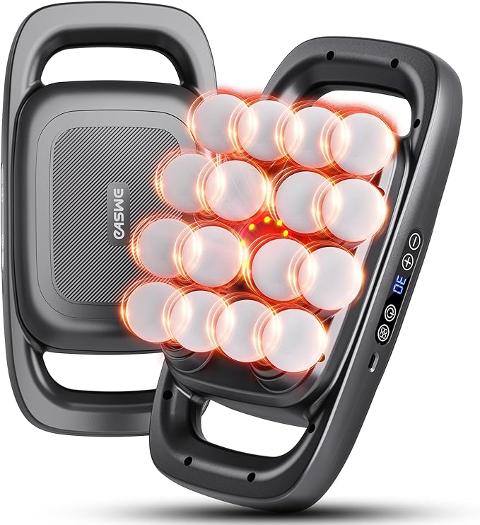 16-Head Massage Gun, Electric Deep Tissue Body Massager, Professional Muscle Massager Tool for Easing Shoulder, Back, Neck, Legs Tension, 30 Adjustable Speeds, Massage Gifts for Women, Men (16-Head)