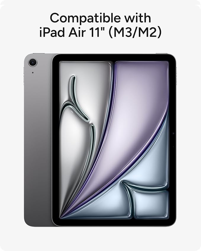 ZAGG Glass XTR3 iPad Air 11" (M3)/ Air 11" (M2) Screen Protector - Advanced Hexiom Impact Technology, Recycled Glass, Blue Light Filter, Anti-Reflective, Easy Install, Protect Your Eyes & Screen