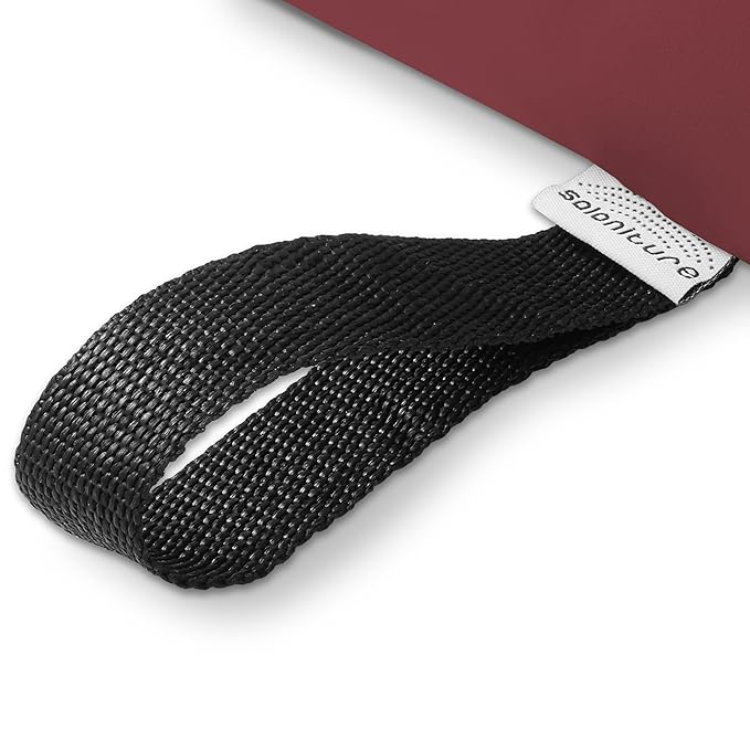 Saloniture Half Round Massage Table Bolster Pillow Pad - 26 x 6 x 3 Inch - Burgundy