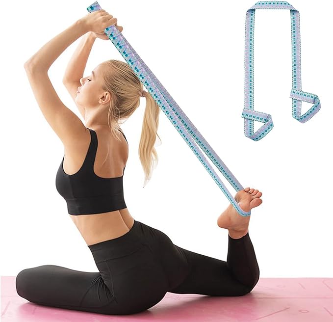 ZOOEASS Yoga Mat Strap, Adjustable Durable Yoga Mat Carrier & Stretching Strap, Multiple Color Choices