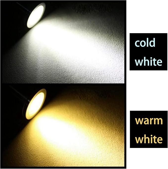 6 PCS Mini LED Spotlight for Display Cabinet, Aluminum USB Showcase Lights with Dimmer, 5V 1W Rotatable Jewelry Display Lighting for Painting Plant Picture (Warm White 3000K, Black)