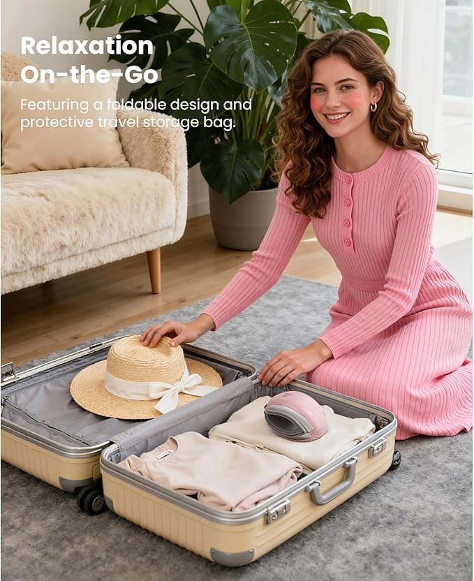 BOB AND BRAD Eye Massager FSA Eligible/HSA Eligible, EyeOasis 2 Temple Massager with Heat, Smart Eye Mask for Migraine with BT Music, Reduce Dry Eyes Improve Sleep, Birthday Gifts for Women Mom Wife