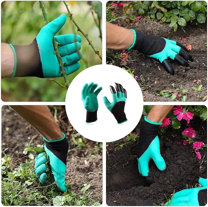 BDL Garden Kneeler and Seat, Upgraded Folding Bench Stool Portable Kneeler, Sturdy Gardening Tools with 2 Free Tool Pouch, Detachable Belt, A Pair of Garden Gloves, EVA Kneeling Pad