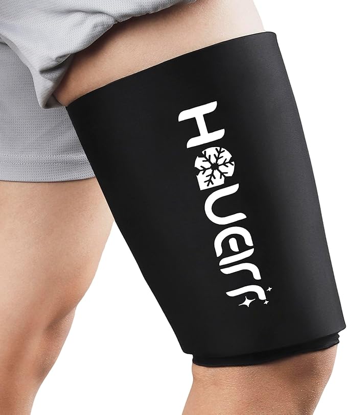 Knee Ice Pack Wrap with Compression Sleeve, Flexible Gel Ice Wrap for Knee, Elbow, Ankle, Foot, Reusable Hot & Cold Therapy for Injuries, Pain Relief, Meniscus, ACL, MCL Recovery - XL