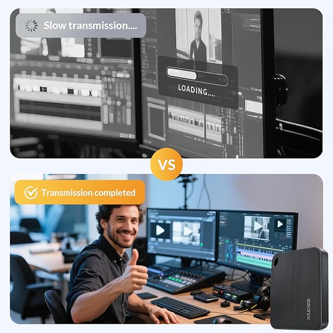 iDsonix 128GB External SSD - USB 3.2 Gen 1 Read Speed up to 466MB/s Portable Solid State Drive for Backup Videos and Photos, Compatible with Mac, PC, Tablet, iPhone 15 - i5PLUS