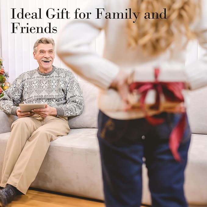 Back Massager with Heat, 5 Vibrating Modes & 2 Heat Levels, Back Massager Chair Pad, Electric Massage Seat Cushion, Massage Pad for Back Pain Relief, Christmas Gifts for Men Him Dad Mom Her