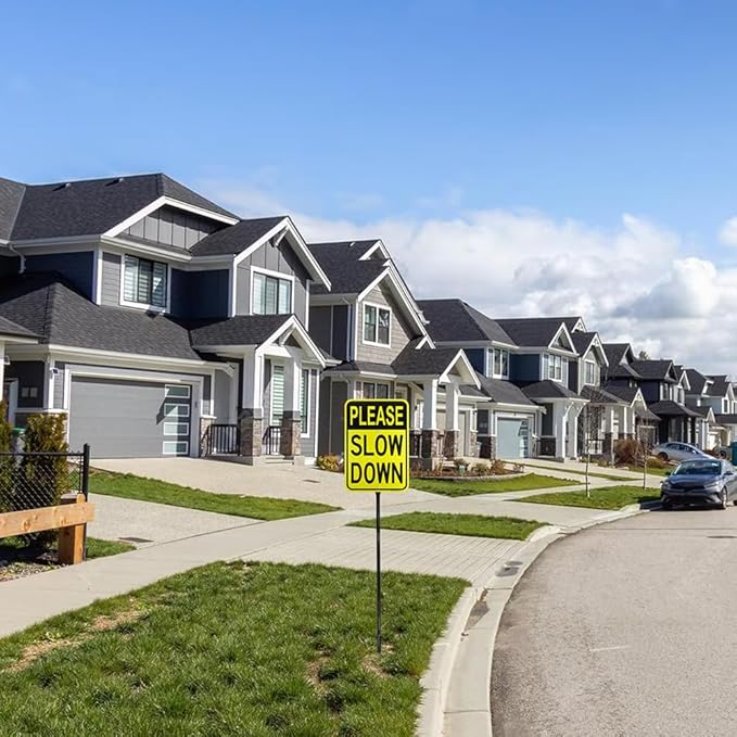 2 Pack Heavy Duty Metal Thick Stake for Yard Signs, 51 Inches Long Metal Posts with Hardware