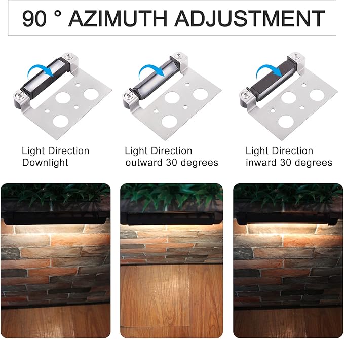 4 Inch LED Hardscape Paver Light, Warm White 2700K, 12V Low Voltage AC/DC, Garden Pathway Light Outdoor IP65 Waterproof 10 Pack