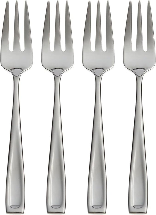 Oneida T711004O Moda Fine Flatware Cocktail Forks, Set Of 4