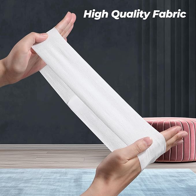 100 Pieces Disposable headbands for spa, Facial Esthetician Elastic Headband,Head Band for Skincare for Women Salons,White