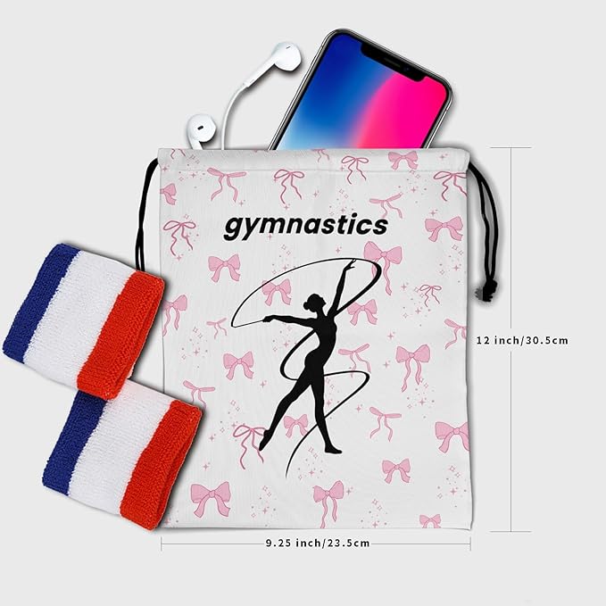 Gymnastics Grip Bag for Gymnasts Gymnastic Drawstring Bag Gym Athlete Bag