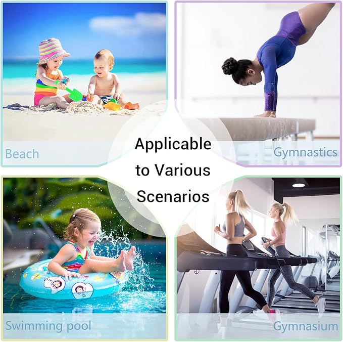 Rose Flower Gymnastics Grip Bag Lightweight Athlete String Bag for Women Gym Dancing Sport