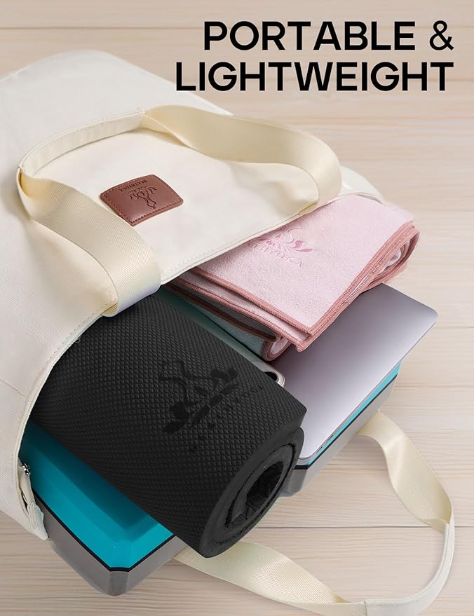 Yoga Knee Pads Cushion Non-Slip Knee Mat by Heathyoga, Knee Pad for Gardening Yard Work, Yoga Knee Pad Cushion for Yoga and Floor Exercises Yoga Mat Accessory 26"x10"x0.5"