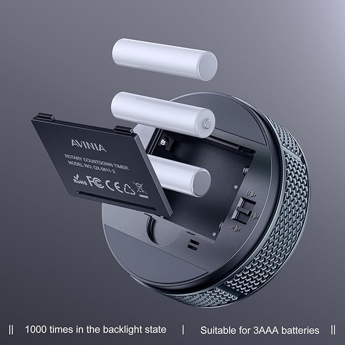 AVINIA Digital Kitchen Timers, Visual timers Large LED Display Magnetic Countdown Countup Timer for Classroom Cooking Fitness Baking Studying Teaching, Easy for Kids and Seniors