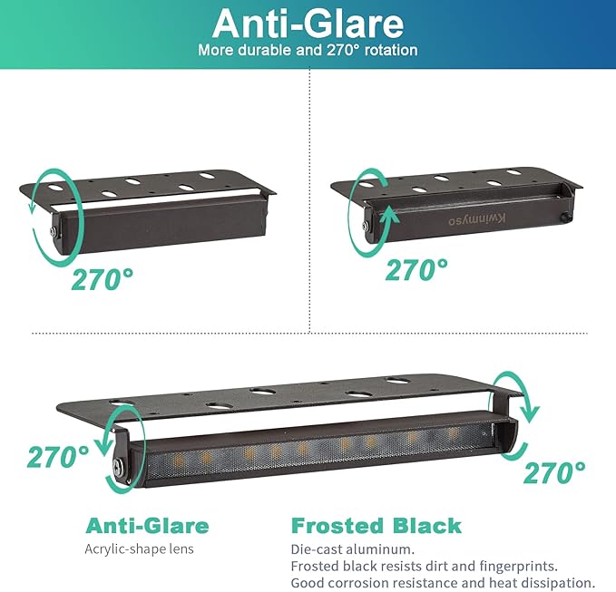 8-Packs 3W 7 Inch LED Hardscape Paver Lighting,12V AC/DC Low Voltage Retaining Wall Lights,LED Landscape Lighting,2700K Soft White Outdoor Step Light,50,000 Hours Lifespan