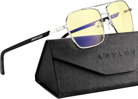 ANYLUV Blue Light Glasses Men/Women, Blue Light Blocking Glasses, Computer Screen Blocker Eyes Protection Glasses