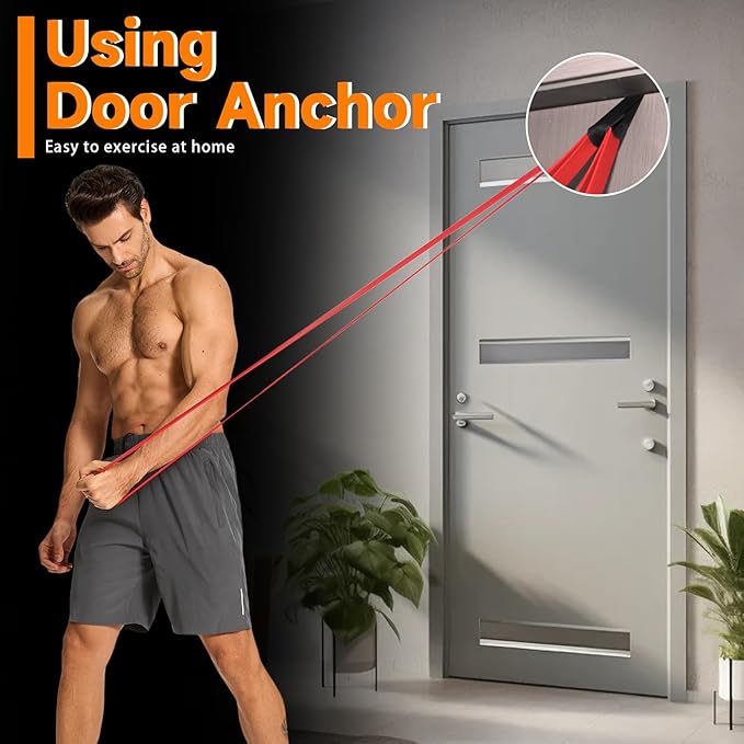 Non Latex Resistance Bands, Pull Up Assistance Bands, Exercise Bands Resistance, Workout Bands Resistance for Men and Women, Stretch Bands for Exercise, Physical Therapy, Fintness, Training