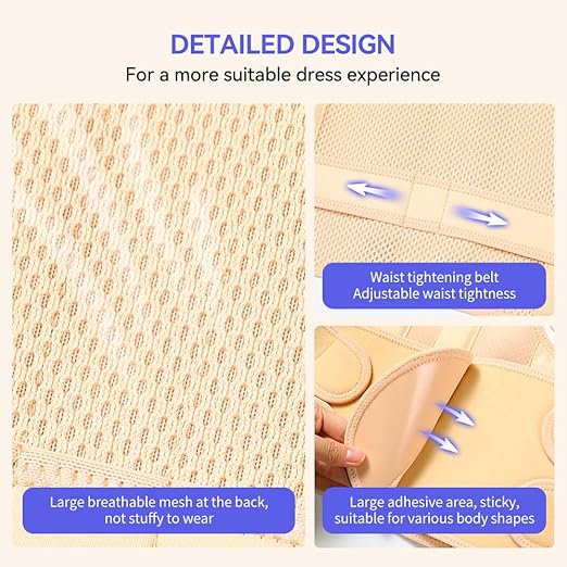 Fit Geno Back Brace Posture Corrector for Women and Men, Shoulder Straightener, Adjustable Full Back Support, Upper and Lower Back Pain Relief - Scoliosis, Hunchback, Hump, Thoracic, Spine Corrector (Multicolor, Large)