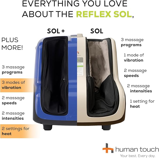 Human Touch Reflex Sol Plus Foot & Calf Massager