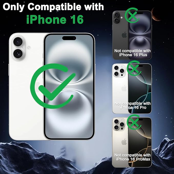 Glass Screen Protector for iphone 16 6.1 inch[2 Pack][Easy Installation],with 2 Camera Lens Protectors,HD Clear Full Screen Tempered Glass,Case Friendly