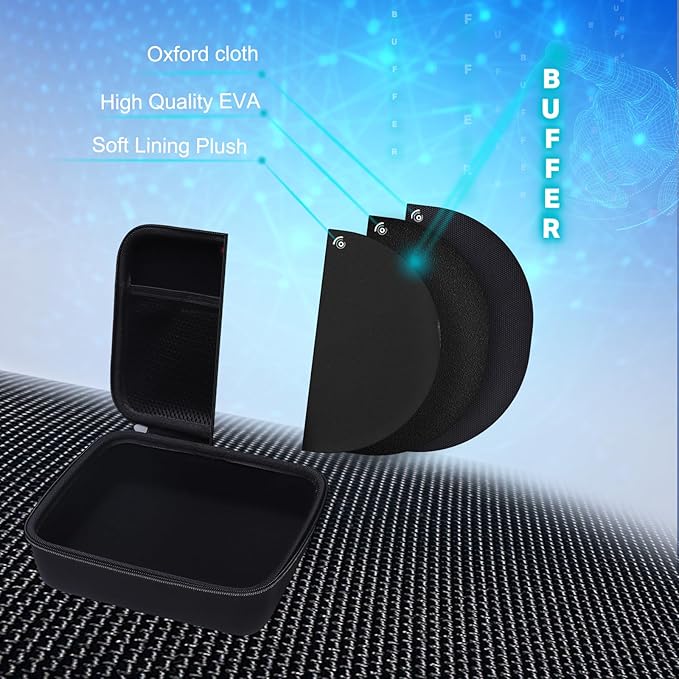 XANAD Massage Gun Case Compatible with Theragun Prime Percussive Therapy Deep Tissue Muscle Treatment Massage Gun,Black