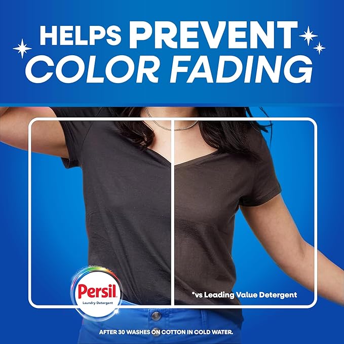 Persil Original Everyday Clean, Liquid Laundry Detergent, High Efficiency (HE), Deep Stain Removal, Ultra Concentrated, 82.5 fl oz, 110 Loads